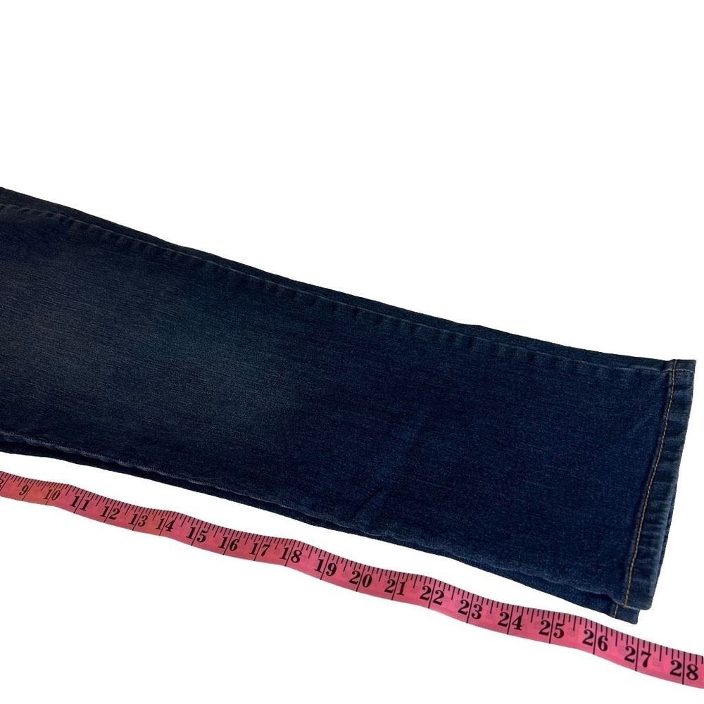 Gloria Vanderbilt Women's Dark Wash Amanda High-Rise Straight-Leg Jeans Size‎ 12 - Picture 10 of 10